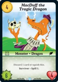 MacDuff The Tragic Dragon - The Desolation of Blarg - Munchkin CCG card
