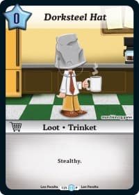 Dorksteel Hat - The Desolation of Blarg - Munchkin CCG card