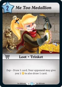 Me Too Medallion - The Desolation of Blarg - Munchkin CCG card