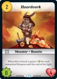 Haardvark - The Desolation of Blarg - Munchkin CCG card
