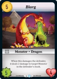 Blarg - The Desolation of Blarg - Munchkin CCG card