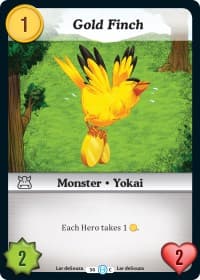 Gold Finch - The Desolation of Blarg - Munchkin CCG card