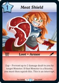 Meat Shield - The Desolation of Blarg - Munchkin CCG card