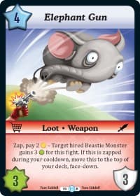 Elephant Gun - The Desolation of Blarg - Munchkin CCG card