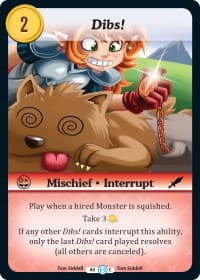 Dibs! - The Desolation of Blarg - Munchkin CCG card