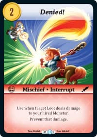 Denied! - The Desolation of Blarg - Munchkin CCG card