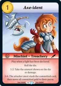 Axe-ident - The Desolation of Blarg - Munchkin CCG card