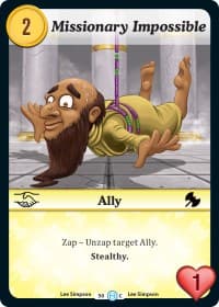 Missionary Impossible - The Desolation of Blarg - Munchkin CCG card
