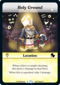 Holy Ground - The Desolation of Blarg - Munchkin CCG card