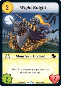 Wight Knight - The Desolation of Blarg - Munchkin CCG card