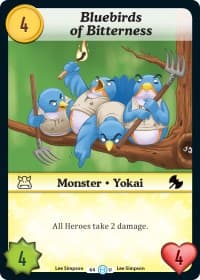 Bluebirds of Bitterness - The Desolation of Blarg - Munchkin CCG card