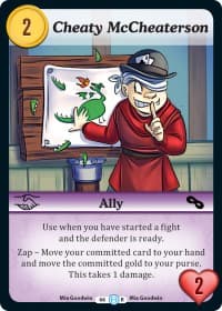 Cheaty McCheaterson - The Desolation of Blarg - Munchkin CCG card