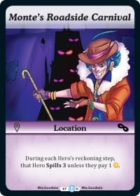Monte's Roadside Carnival - The Desolation of Blarg - Munchkin CCG card