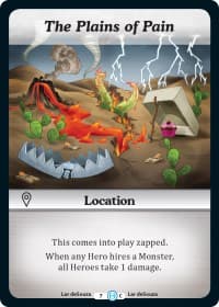 The Plains of Pain - The Desolation of Blarg - Munchkin CCG card