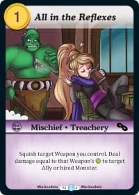 All in the Reflexes - The Desolation of Blarg - Munchkin CCG card