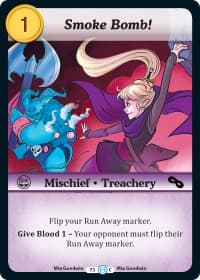 Smoke Bomb! - The Desolation of Blarg - Munchkin CCG card