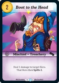 Boot to the Head - The Desolation of Blarg - Munchkin CCG card