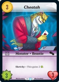 Cheatah - The Desolation of Blarg - Munchkin CCG card