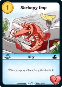 Shrimpy Imp - The Desolation of Blarg - Munchkin CCG card