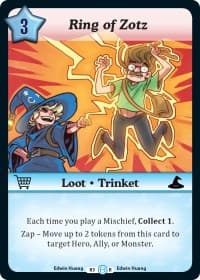 Ring of Zotz - The Desolation of Blarg - Munchkin CCG card
