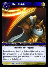 Holy Shield - Heroes of Azeroth - WoW card