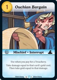 Ouchian Bargain - The Desolation of Blarg - Munchkin CCG card