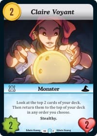 Claire Voyant - The Desolation of Blarg - Munchkin CCG card