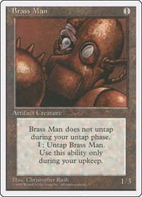 Brass Man - Fourth Edition - Magic: The Gathering card