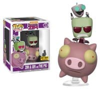 Zim & Gir on The Pig (Hot Topic Exclusive) - Pop! Vinyl - Funko card