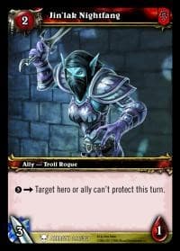 Jin'lak Nightfang - Heroes of Azeroth - WoW card
