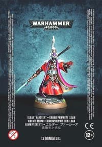 Warhammer: 40K - Craftworlds Farseer - Warhammer Plastic Clampacks - Warhammer Clampacks card