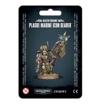 Warhammer: 40K - Death Guard Plague Marine Icon Bearer - Warhammer Plastic Clampacks - Warhammer Clampacks card
