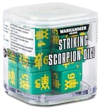Warhammer: 40K - Striking Scorpion Dice (20-Pack) - Warhammer Game Accessories - Warhammer Game Accessories card