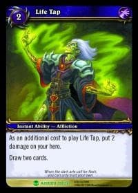 Life Tap - Heroes of Azeroth - WoW card