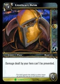 Lionheart Helm - Heroes of Azeroth - WoW card