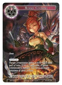 Burnt Cooking (Full Art) - Winds of the Ominous Moon - Force of Will card
