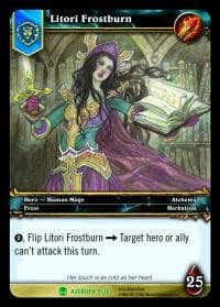 Litori Frostburn - Heroes of Azeroth - WoW card