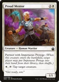 Proud Mentor - Battlebond - Magic: The Gathering card