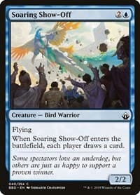 Soaring Show-Off - Battlebond - Magic: The Gathering card
