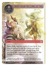 Reunion between the Master and Pupil - Winds of the Ominous Moon - Force of Will card