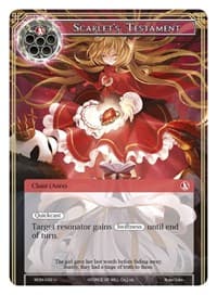 Scarlet's Testament - Winds of the Ominous Moon - Force of Will card