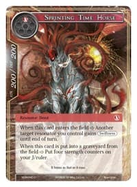Sprinting Time Horse - Winds of the Ominous Moon - Force of Will card