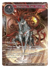 Sprinting Time Horse (Full Art) - Winds of the Ominous Moon - Force of Will card