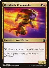 Rushblade Commander - Battlebond - Magic: The Gathering card