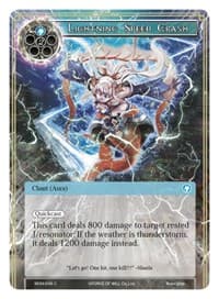 Lightning Speed Crash - Winds of the Ominous Moon - Force of Will card