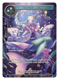 Praying Mermaid (Full Art) - Winds of the Ominous Moon - Force of Will card