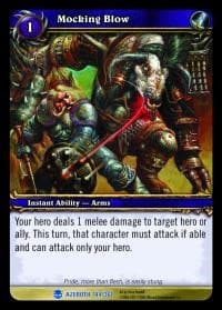 Mocking Blow - Heroes of Azeroth - WoW card
