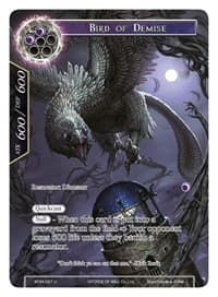 Bird of Demise (Full Art) - Winds of the Ominous Moon - Force of Will card