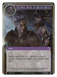 The Night Before the Decisive Battle - Winds of the Ominous Moon - Force of Will card