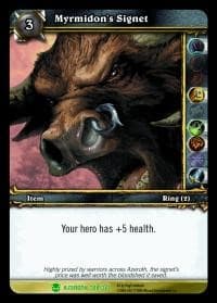 Myrmidon's Signet - Heroes of Azeroth - WoW card